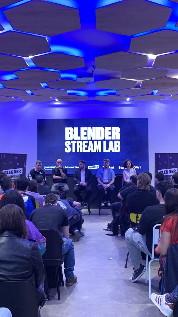Expositores de BLender Stream Lab en Innovation Lab