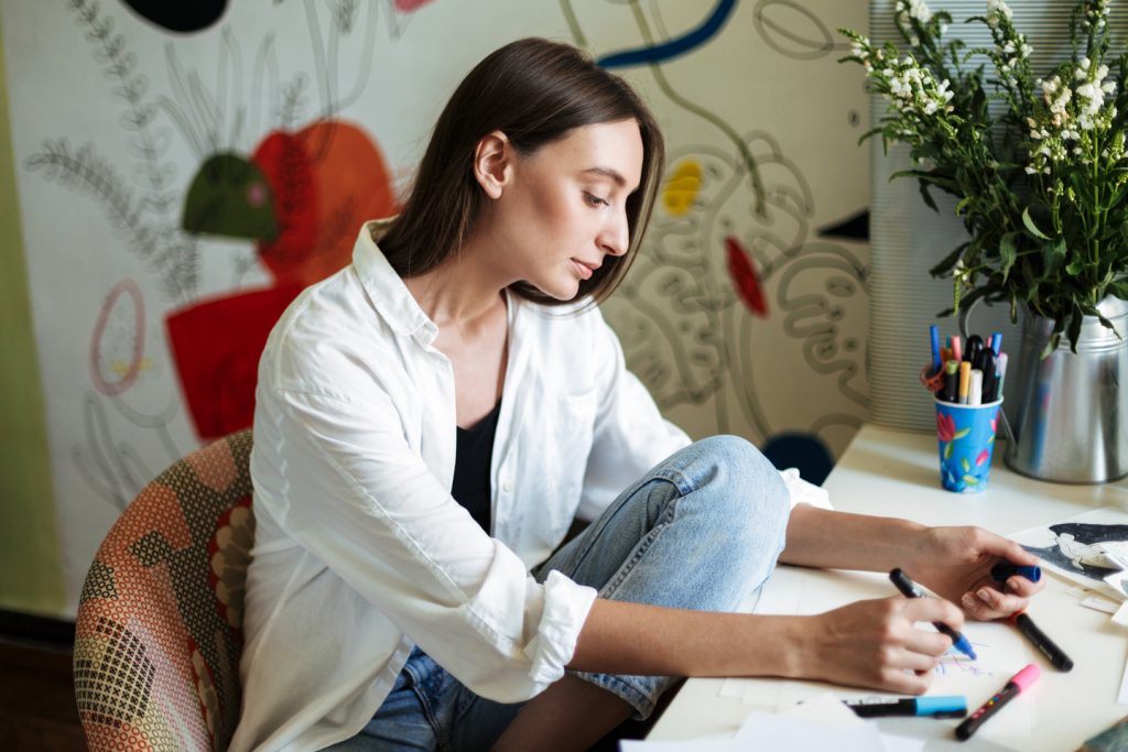 Persona pintando